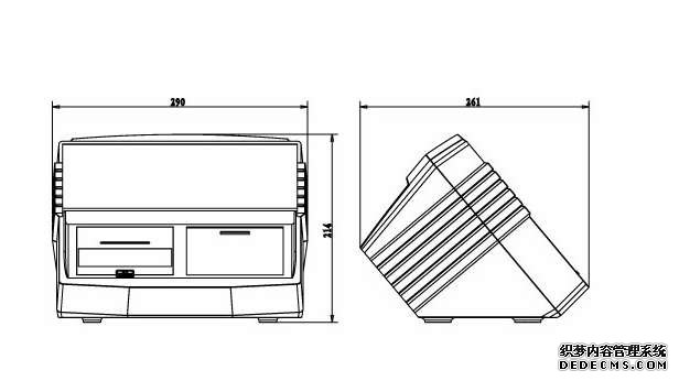 耀華XK3190-DS3m1 數(shù)字稱重顯示控制器產品尺寸